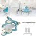 Scozia Dental Magnetic Articulator | Adjustable Dental Laboratory Equipment for Dentists & Learners | High-Quality Prosthesis Articulator in Green - Buy Online on GoSupps.com