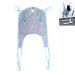 Toileting Patient Lift Sling Hoist for Lifting Elderly Mesh Divided Leg Shower Sling with Head Support for Disabled Elderly Bedridden Patients