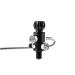 M18x1.5 Paintball Fill Station Paintball pcp air Gun Charging Valve Dual Gauge up to 4500psi with 20" high Pressure Hose (M18x.15)