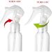 WLLHYF 2 Pack Small Spray Bottles 3.5oz/100ml Plastic Hair Spray Bottle Clear Empty Travel Bottle Fine Mist Reusable Liquid Container for Salons Essential Oils Water Squirt with Funnels Labels - Buy Online on GoSupps.com