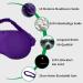 Yunchi 100% Silk Sleep Mask for Men & Women | Comfort Bio Satin Eye Mask | 19 Momme Pure Mulberry - Fantasy Violet - Buy Online on GoSupps.com