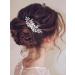 Catery Wedding Hair Comb - Pearl Side Combs with Rhinestones and Crystal Hair Pieces for Bridal Accessories - Silver - Buy Online on GoSupps.com