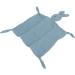 Bunny Lovey Blanket - Teething Relief Double Layer Cotton Muslin Security Blanket in Blue | Shop Internationally - Buy Online on GoSupps.com
