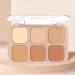 Concealer Palette Powder Concealer Palette Correction - Face Makeup Contouring Powder Palette Versatile Cosmetic Accessories for Daily Use Renco - Buy Online on GoSupps.com