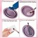Makeup Brush Cleaning Pad Silicone Portable & Foldable Lilac - Buy Online on GoSupps.com