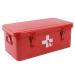 Ctomche First Aid Storage Box Dog Medicine Container Box Medicine Storage Chest with Lid Vintage Medicine Storage Organizer for Dog Medicine Storage Bins with Compartments 7.6L