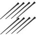 Healeved 36 Pcs Eyeliner Brush Eye Shadow Brush Flat Liner Brush Eye Shadow Blending Brush Black Nylon - Buy Online on GoSupps.com
