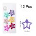 Lurrose 12Pcs Star Shape Hair Clips - Cute Hairpin Set for Toddler Girls - Buy Online on GoSupps.com