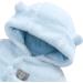 Baby Winter Snowsuit Romper with Hood | Thick & Warm Outerwear Set | Blue | 9-12 Months - Buy Online on GoSupps.com