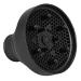 Hair Blower Diffuser Hairdryer Cover Styling Foldable Folding Collapsible Silicone Hairdressing Tool Attachment for Natural Wavy Fine Thick Hair for Home Barbershop Hairdressing Salon(Black)