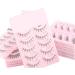 UAMOU 2-50Boxes Manga Lashes False Eyelashes Doll Korean Natural Anime Lashes Spiky Thick Faux Mink Eye Lash Strips Makeup Cheerfully (Color : M23 Size : 10 boxes) - Buy Online on GoSupps.com