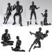 Black GNALLANG Action Figures DX PVC Model Set with Box - Female and Male Characters for Artists - Buy Online on GoSupps.com