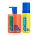 Foaming Acne Face Wash and Citrus Scented Boys Body Wash - Teen Tween and Kid Skincare Duo - Fight Acne Conquer Adolescent Funk with Confidence
