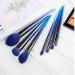 Blue Gradient Makeup Brush Set - Soft Eyeshadow Loose Powder Concealer & Foundation Brushes for Flawless Makeup Application - Buy Online on GoSupps.com