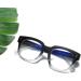 Bevi Blue Light Blocking Glasses | Stylish Gradient Grey Reading & Magnifying Glasses for Men & Women - 3.0x - Buy Online on GoSupps.com