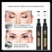 Go Ho Black Waterproof Wing Stamp Eyeliner 2 PCS - Cat Eye Winged Eyeliner Stamp for Left & Right Wing - Smudge-proof & Long-Lasting - 10MM Super Slim Felt Tip - Buy Online on GoSupps.com
