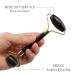 Buy WEDDINGHELPER Jade Roller & Gua Sha Set | Black Facial Beauty Tools | Skin Care Routine Massage - Buy Online on GoSupps.com