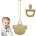 Eastuy Baby Pacifier Holder | Silicone Clip & Etui Set for Boys & Girls | Travel-Friendly Baby Accessories - Buy Online on GoSupps.com