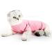 Lianzimau Katzenbody for Post-Op Cats | Long-Sleeved Catwear | E-Collar Alternative | Pink Streaked | 1 Pack - International Shipping Available - Buy Online on GoSupps.com