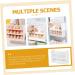 Uonlytech Egg Storage Box Plastic Egg Holder Plastic Eggs Reusable Egg Cartons Egg Tray Multi-layer Crisper - Buy Online on GoSupps.com