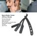 Professional Straight Edge Barber Razor Holder | Foldable Alloy Blade Holder | Ultimate Trimmer Rack for Men - Buy Online on GoSupps.com