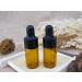 Vasana 12 Mini-Mounted Stone Glass Drip Bottles - 2ml Black Rubber Cap for Cosmetics Perfume Travel & Makeup - Buy Online on GoSupps.com