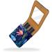 Premium Leather Lipstick Case with Mirror - Mini Organizer for Lip Gloss & Lipstick - Underwater Whale Design - Perfect Travel Accessory - Buy Online on GoSupps.com