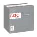 FATO-disposable paper napkins ideal for aperitifs and cocktails pack with 100 napkins format 24x24 4-fold folded 2-layer color gray 100% pure cellulose paper FSC certified