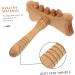 Lurrose Wooden Gua Sha Stick - Back Massager & Scratch Tool for Thai Massage - Beech Wood Therapy Device 18x17.5cm - Buy Online on GoSupps.com