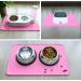 Joytale Silicone Dog Bowl Mat Non-Slip Waterproof 47x30cm Pink | Ideal for Dogs & Cats International Shipping Available - Buy Online on GoSupps.com