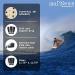 Madness Surfcraft Premium 3 Piece EVA Surfboard Deck Traction Pad with Kicker | Improve Surfing | eBook - Buy Online on GoSupps.com