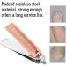 Nail Clippers Alloy Bevel Oblique Nail Cutter Manicure Pedicure Finger Toe Scissors for Home Gift - Buy Online on GoSupps.com