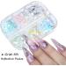 6 Colors Opal Fire Powder Set | Holographic Glitter for Manicure | Winter Nail Sequins - Buy Online on GoSupps.com