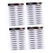 VINTORKY 4pcs Eyebrow Stickers False Eyebrows for Women Eyebrow Makeup Artificial Eyebrow 3d Cosmetic Make up 21x15cm Brown