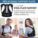 Back Shoulder Support Belt Posture Corrector Postural Fixer Tape Lumbar Straight Corrector Training Belt(L Code) - Buy Online on GoSupps.com