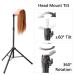 Adjustable Heavy Duty Metal Wig Stand Tripod for Styling & Display - 73.6 Inch Black with Carry Bag - Buy Online on GoSupps.com