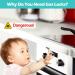 Stove Knob Locks (5 Pack) - Stove Stoppaz Child Safety Guards - Durable Design - Baby and Pets Proof (Red) - Buy Online on GoSupps.com