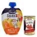 Italian Gourmet E.R. Melinda Mela & Frutti Tropicali Squeez 100% Tropical Fruit and Apple Puree 90g + 400g Box