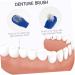 Gatuida Double-Headed Toothbrush Set - 4 Pieces Denture & Braces Cleaning Brushes for False Teeth - Efficient Double-Sided Care - Buy Online on GoSupps.com