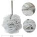 Premium Gray Bath Sponge & Shower Loofah for Body Exfoliation - 1 Count - Ideal for Smooth Skin - Buy Online on GoSupps.com
