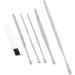 5pcs Dual-Headed Stainless Steel Ear Wax Cleaner Tool Kit - Ear Pick Set for Home, Salon, and Travel - Buy Online on GoSupps.com