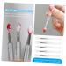 5pcs Silicone Lip Brush Set - Makeup Tool for Lipstick Lip Mask & Lip Balm Application | Perfect Makeup Accessory - Buy Online on GoSupps.com