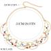 Zoestar Boho Head Chain Gold Crystal Headband Layered Tassel Bridal Headpiece Beads Festival Hair Accessories for Women and Girls - Buy Online on GoSupps.com