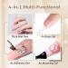 Modelones 4 in 1 Nail Glue Set | Brush On Gel | Rhinestone False Nails Base Gel | Nail Art Kit for Acrylic Nails | UV Lamp Needed | 15ml - 2PCS - Buy Online on GoSupps.com