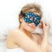 Popcorn and Movie Tickets Sleep Mask - Adjustable Strap Blindfold for Men & Women - Blocks Light for Night Travel Nap - Buy Online on GoSupps.com