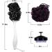 MAVGV Scalp Massager Shampoo Brush Loofah Set with Long Handle Back Brush and Bath Loofahs - Buy Online on GoSupps.com