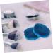 Ipetboom Powder Puff Foundation Set - 4 Pcs Cosmetic Organizer & Blending Puffs - Ideal for Makeup Eyeshadow and Blush - Christmas Stocking Stuffer - 5.5x5.5cm Dark Blue - Buy Online on GoSupps.com