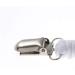 Freebily 4-Piece Baby Pacifier Chain Set | Cotton Strap with Clip for Safe Attachment | Unisex Baby Accessories in Orange White & Purple - Buy Online on GoSupps.com