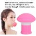 Yosoo Skin Firming V Shape Exerciser - Silica Gel Jaw Exerciser for Nasolabial Folds - Pink - Buy Online on GoSupps.com