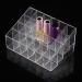 Fydun Fydun 24 Grids Transparent Display Rack Case for Lipstick Nail Polish and Makeup - Safe and Odorless Storage Box
